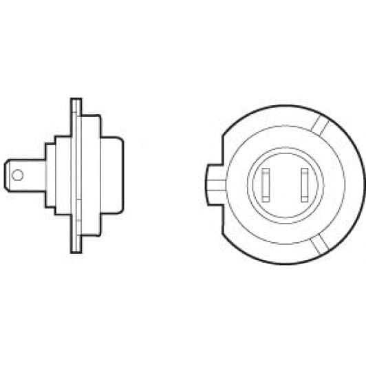 Автолампа Valeo +50% LIGHT H7 PX26d 55 W прозора 032519