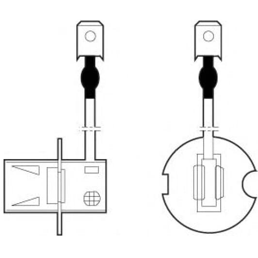 Автолампа Valeo Essential H3 PK22s 55 W прозора 032005