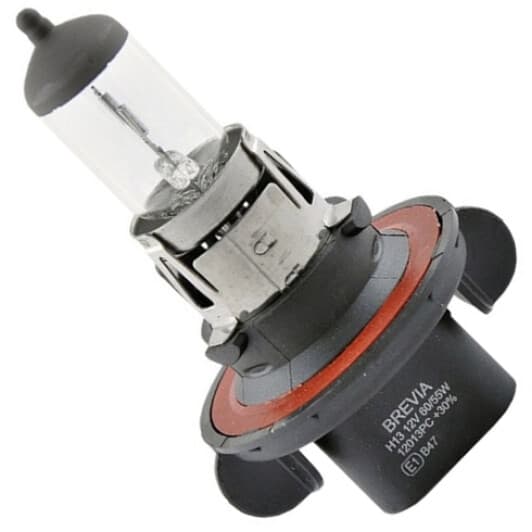 Автолампа Brevia Power +30% H13 P26.4t 60 W прозрачная 12013PC