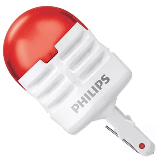 Автолампа Philips Ultinon Pro3000 W21W W3x16d 1,75 W червона 11065U30RB2