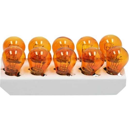 Автолампа Osram P27/7W W2,5x16d 27 W оранжевая 3757-K10SZT