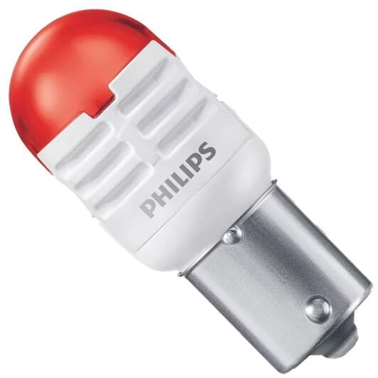 Автолампа Philips Ultinon Pro3000 P21W BA15s 1,75 W червона 11498U30RB2