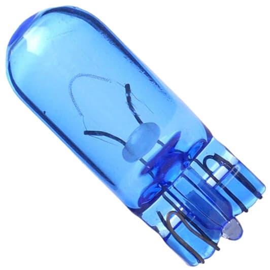 Автолампа Philips BlueVision W5W W2,1x9,5d 5 W синя 12961BVB2