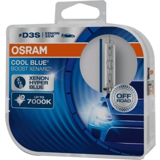 Автолампа Osram Xenarc Cool Blue Boost D3S PK32d-5 35 W прозора 66340CBB-HCB