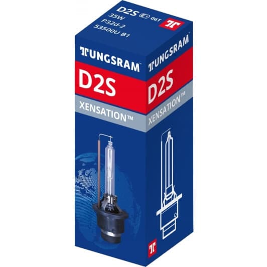 Автолампа Tungsram XENSATION D2S P32d-2 35 W прозора 53500U
