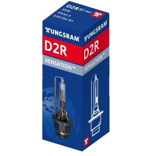 Автолампа Tungsram XENSATION D2R P32d-3 35 W прозора 53510U