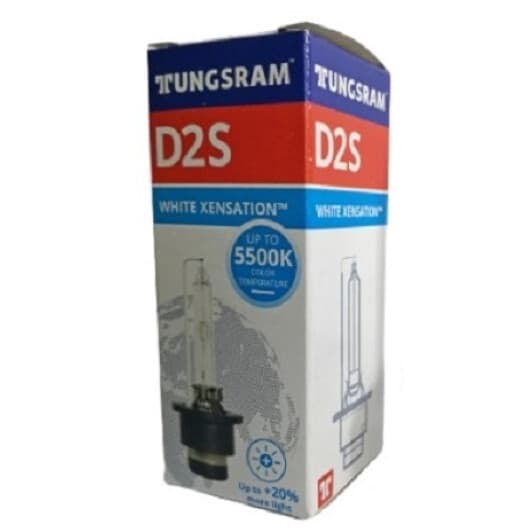 Автолампа Tungsram White Xensation D2S P32d-2 35 W прозрачная 53760U