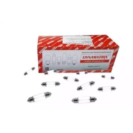 Автолампа Dynamax C5W SV8,5-8 5 W прозрачная DB6418