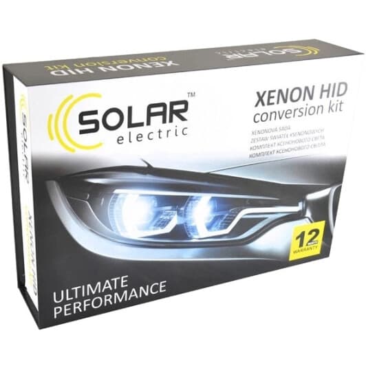 Автолампа Solar H3 PK22s 35 W прозрачная 4343