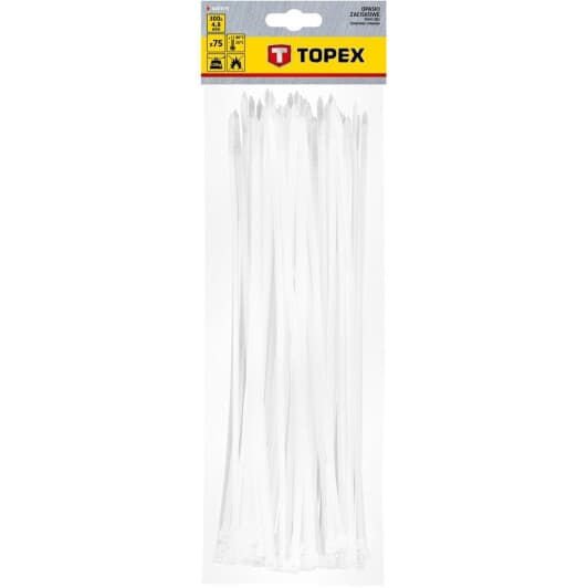 Стяжка Topex 44E979 300 мм 4,8 мм 75 шт