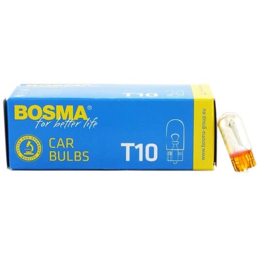 Автолампа Bosma T10 5 W прозрачная 0597