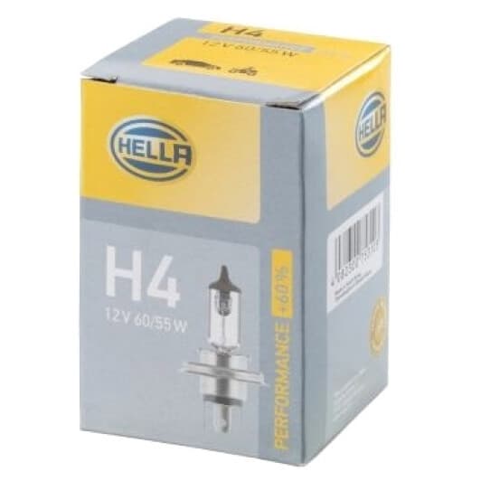 Автолампа Behr Hella H4 60 W прозрачная 8GJ223498221