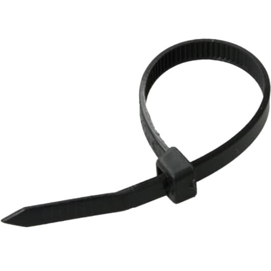 Стяжка Poputchik 06-25X100B 100 мм 2,5 мм 100 шт