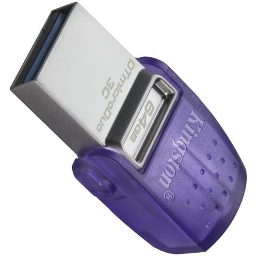 Флешка Kingston DataTraveler MicroDuo 3C G3 64 ГБ