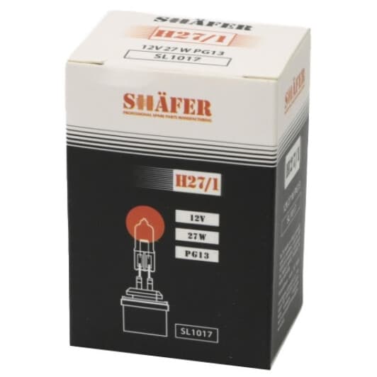 Автолампа Shafer H27/1 PG13 27 W прозрачная SL1017