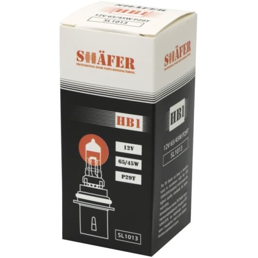 Автолампа Shafer HB1 P29t 65 W прозрачная SL1013