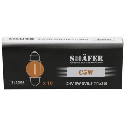 Автолампа Shafer C5W SV8,5 5 W SL2209