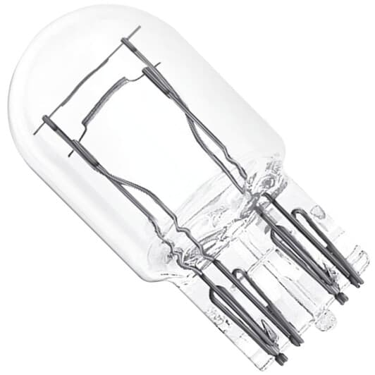 Автолампа Amio T20 W3x16q 21 W прозрачная 02552