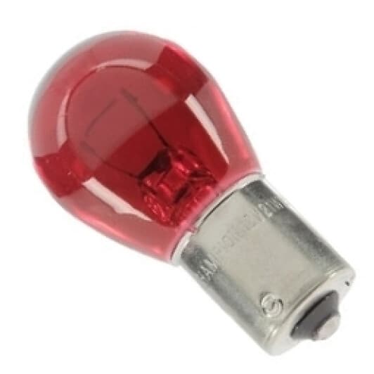 Автолампа Champion PY21W BA15s 21 W красная CBM87S