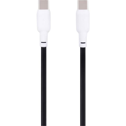 Кабель Gelius Full Silicon Black/White GP-UCN001CC-BW USB type-C - USB type-C 1,2 м