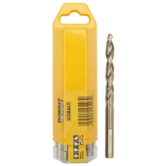Набір свердл DeWALT спіральних по металу Extreme Industrial Cobalt DT4935 6.8 мм 10 шт.