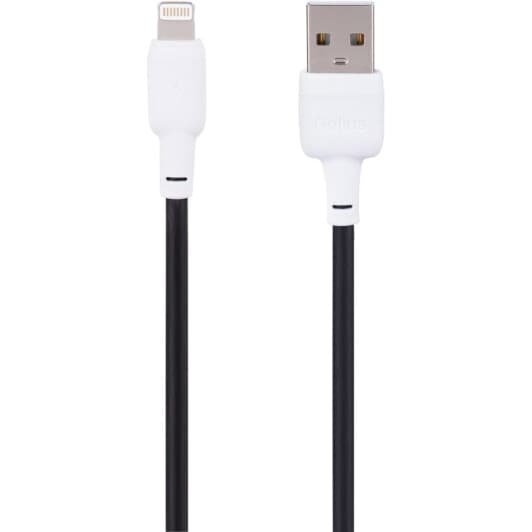 Кабель Gelius Full Silicon Black/White GP-UCN001L-BW USB - Apple Lightning 1,2 м