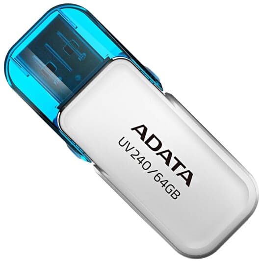 Флешка Adata UV240 White 64 ГБ