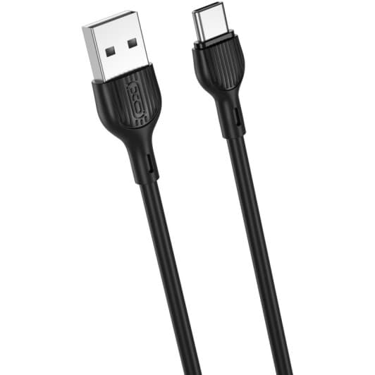 Кабель XO NB200 NB200-TC-BK USB - type-C 1 м