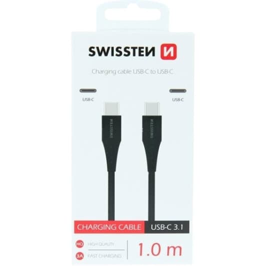 Кабель Swissten DOSWS71506515 type-C - type-C 1 м