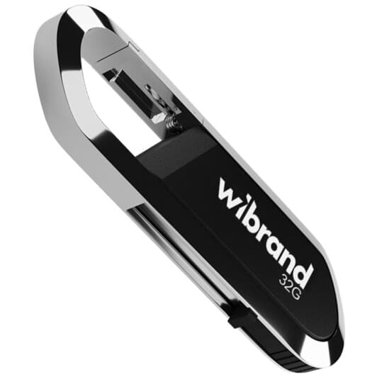 Флешка Wibrand Aligator Black 32 ГБ