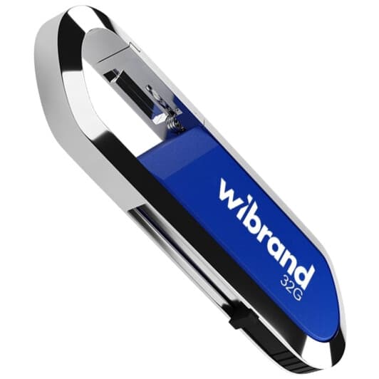 Флешка Wibrand Aligator Blue 32 ГБ