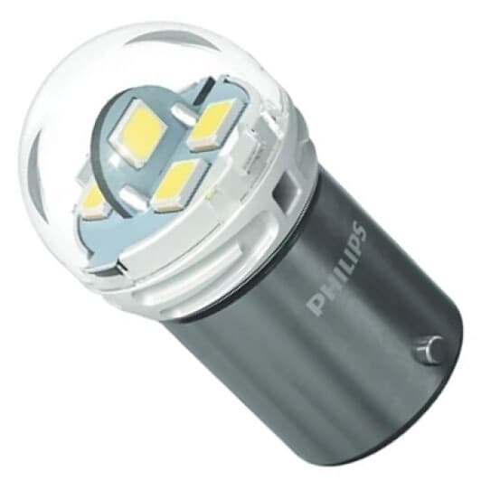 Автолампа Philips Ultinon Pro3100 R5W/R10W BA15s 1,8 W біла 11090CU31B2