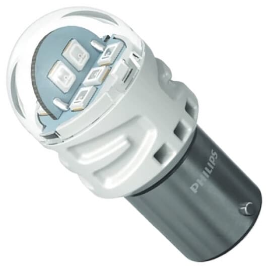 Автолампа Philips Ultinon Pro3100 P21W BA15s 1,7 W красная 11498RU31B2