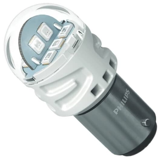 Автолампа Philips Ultinon Pro3100 P21/5W BAY15d 1,75 W червона 11499RU31B2