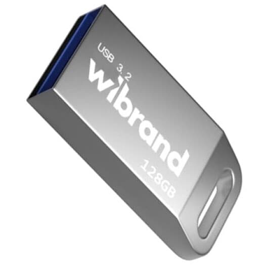 Флешка Wibrand Ant Silver 128 ГБ
