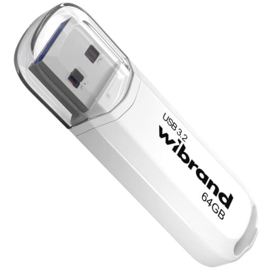 Флешка Wibrand Marten White 64 ГБ