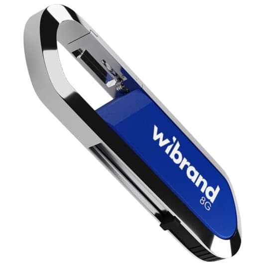 Флешка Wibrand Aligator Blue 8 ГБ