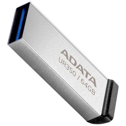 Флешка Adata UR350 Silver-Black 64 ГБ