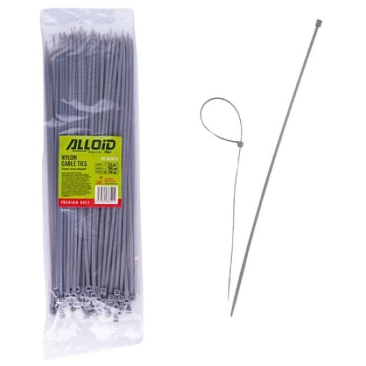 Стяжка Alloid PC-36300G 300 мм 3,6 мм 100 шт