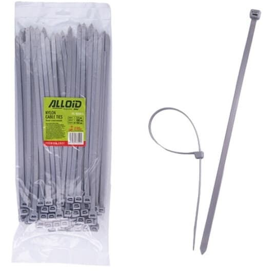 Стяжка Alloid PC-76300G 300 мм 7,6 мм 100 шт