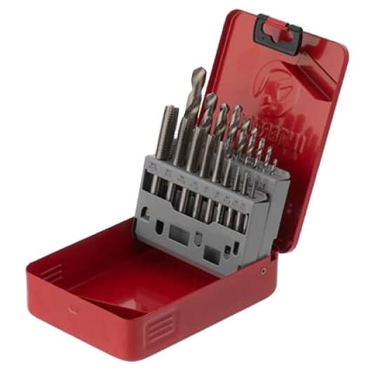 Набір свердл Intertool спіральних по металу SD-8100 2.5-10.3 мм 9 шт.