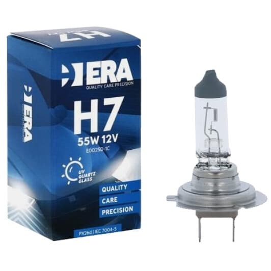 Автолампа ERA H7 PX26d 55 W біла E002SD-1C