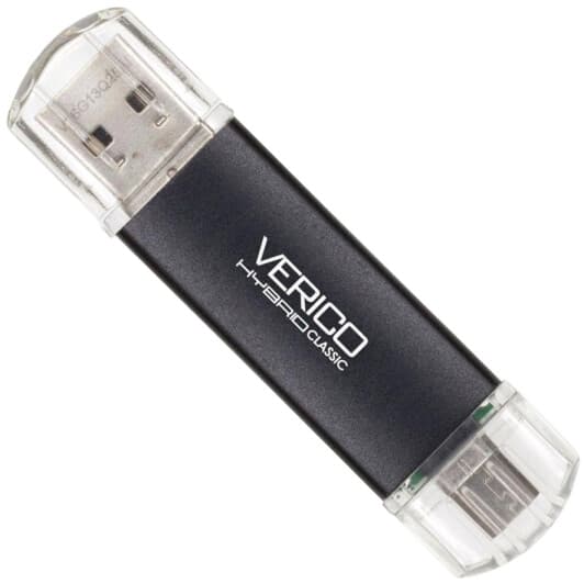 Флешка Verico Hybrid Classic 64 ГБ 1UDOV-TCBK63-NN