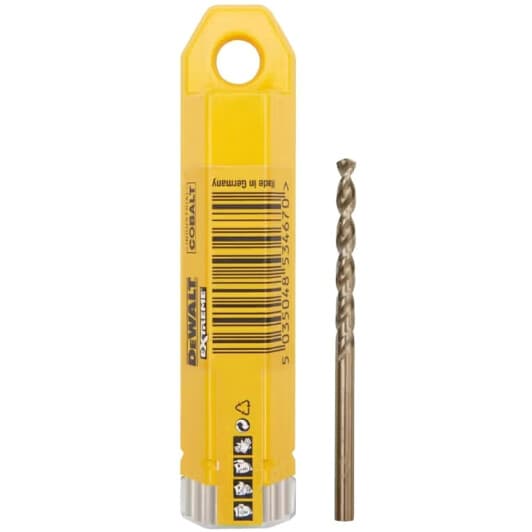 Набір свердл DeWALT спіральних по металу Extreme Industrial Cobalt DT4931 5.2 мм 10 шт.