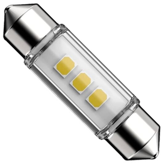 Автолампа Philips Ultinon Pro7000 C5W SV8,5 1 W желтая 11854CU70X1