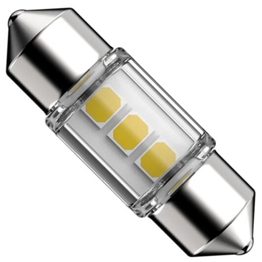 Автолампа Philips Ultinon Pro7000 C5W SV8,5 1 W желтая 11860WU70X1