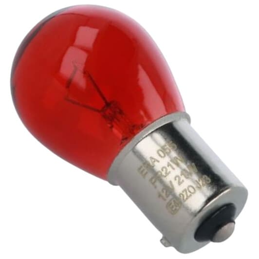 Автолампа ERA Standard PR21W BAW15s 21 W червона E055SD-10C