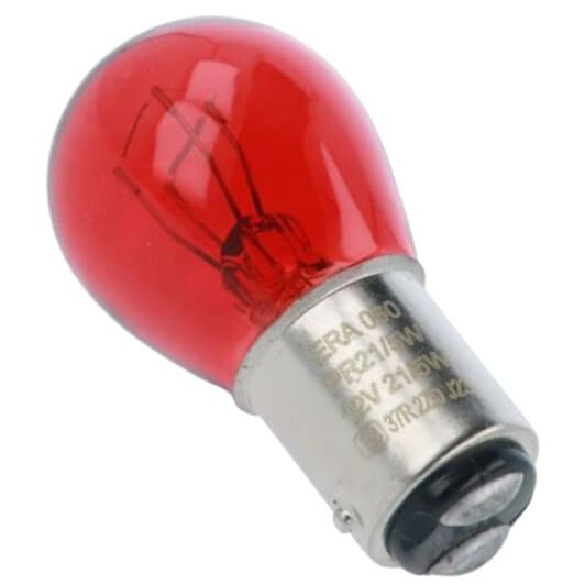 Автолампа ERA Standard PR21/5W BAW15d 21 W красная E060SD-10C