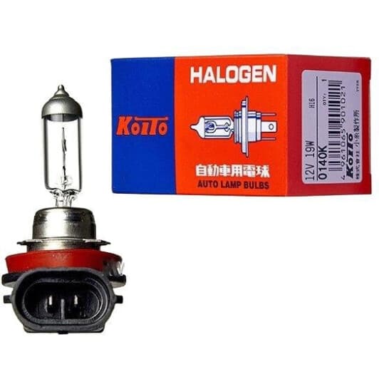 Автолампа KOITO H16 PGJ19-3 19 W прозрачная 0140K
