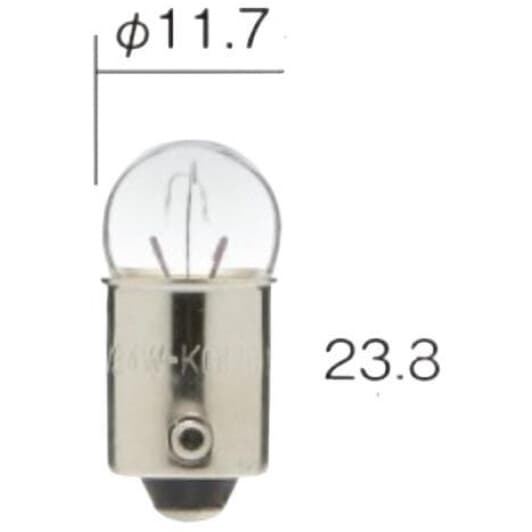Автолампа KOITO G10 BA9s 1,5 W прозрачная 1255